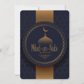 Cartes Pour Fêtes Annuelles Milad Un Nabi Moubarak (Devant)