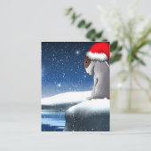 Cartes Pour Fêtes Annuelles Milo de Noël (le chiot de bull-terrier) (Debout devant)