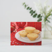 Cartes Pour Fêtes Annuelles Mince Pies à Noël (Debout devant)