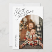 Cartes Pour Fêtes Annuelles mince scénario arche de noël  (Devant)