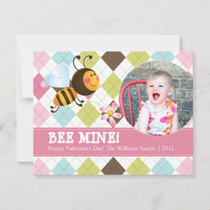 Cartes Pour Fêtes Annuelles Mine d'abeilles Saint Valentin