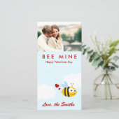 Cartes Pour Fêtes Annuelles Mine d'abeilles - Valentines (Debout devant)