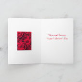 Cartes Pour Fêtes Annuelles Mine Forever Red Roses Valentine (Intérieur)