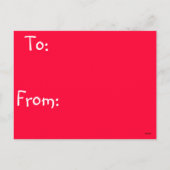 Cartes Pour Fêtes Annuelles Mine Valentine d'abeille (Dos)