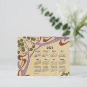 Cartes Pour Fêtes Annuelles Mini calendrier Art nouveau 2023 par Janz (Debout devant)