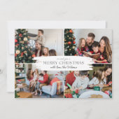 Cartes Pour Fêtes Annuelles Mini Élégant Noël Simple 4 Photo (Devant)