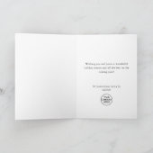 Cartes Pour Fêtes Annuelles Mini Élégant Pine Tree Noël Entreprise (Intérieur)