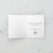 Cartes Pour Fêtes Annuelles Mini Élégant Pine Tree Noël Entreprise (Intérieur)