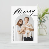 Cartes Pour Fêtes Annuelles Mini Jeu noir Script 2 photo (Debout devant)