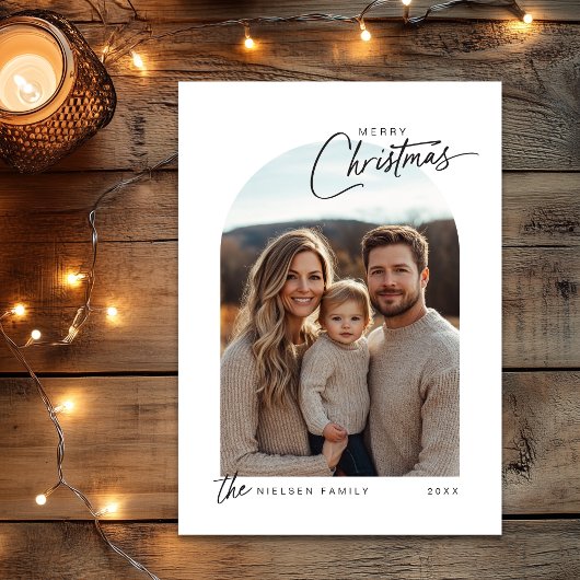 Cartes Pour Fêtes Annuelles Mini Joyeux script de Noël