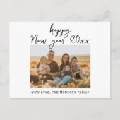 Cartes Pour Fêtes Annuelles Miniature simple Joyeux Jour de l'An (Devant)