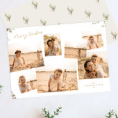 Cartes Pour Fêtes Annuelles Minimal Élégant Noël Botanique 7 Photos