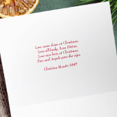 Cartes Pour Fêtes Annuelles Minimal Red Line Art Sainte Famille Religieuse