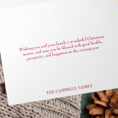 Cartes Pour Fêtes Annuelles Minimal Red Line Art Sainte Famille Religieuse