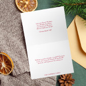 Cartes Pour Fêtes Annuelles Minimal Red Line Art Sainte Famille Religieuse