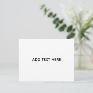Cartes Pour Fêtes Annuelles Minimaliste Blanc Élégant pour Toutes les Occasion
