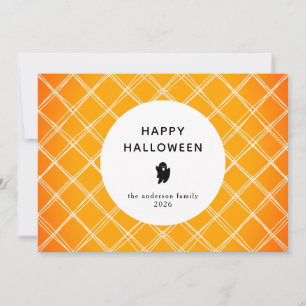 Cartes Pour Fêtes Annuelles Minimaliste moderne Éffrayant Happy Halloween 3 Ph