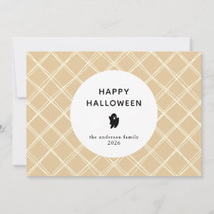 Cartes Pour Fêtes Annuelles Minimaliste moderne Éffrayant Happy Halloween 3 Ph