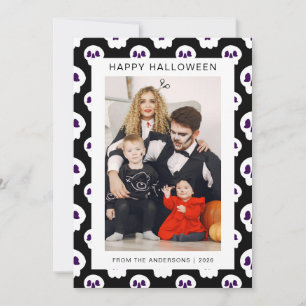 Cartes Pour Fêtes Annuelles Minimaliste moderne Éffrayant Joyeux Halloween 1 P