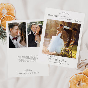 Cartes Pour Fêtes Annuelles Minuscule Silver Marié Petit Noël 3 Photo