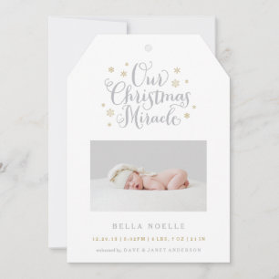 Cartes Pour Fêtes Annuelles Miracle de Noël