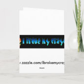 Cartes Pour Fêtes Annuelles miss beary (Dos)