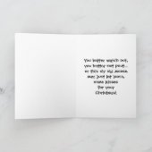 Cartes Pour Fêtes Annuelles Mistletoe MOOSEtache (Intérieur)