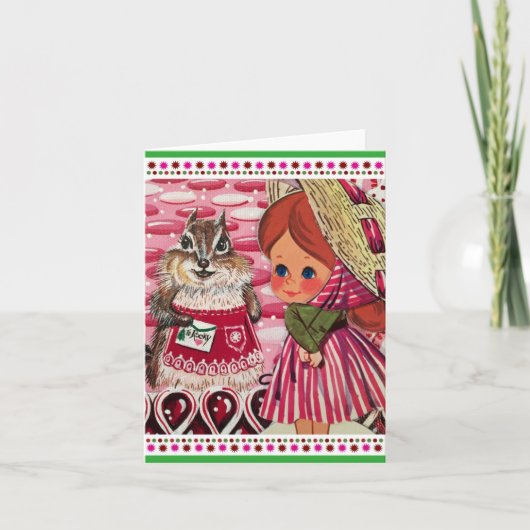 Cartes Pour Fêtes Annuelles Mme Riddle Visite Mme Elizabeth Note Card (Devant)