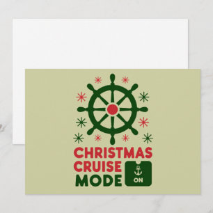 Cartes Pour Fêtes Annuelles Mode Croisière de Noël En Bateau Noël 2024