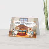 Cartes Pour Fêtes Annuelles Mode fête Formation Thanksgiving (Devant)