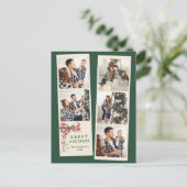 Cartes Pour Fêtes Annuelles Modern 5 Photo Collage Happy Holidays (Debout devant)