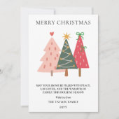 Cartes Pour Fêtes Annuelles Modern Boho Hand Drawn Whimsical (Devant)