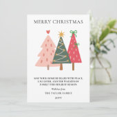 Cartes Pour Fêtes Annuelles Modern Boho Hand Drawn Whimsical (Debout devant)