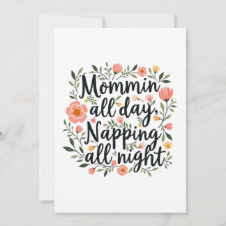 Cartes Pour Fêtes Annuelles Modern Cute Botanical Mother's Day Card