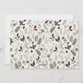 Cartes Pour Fêtes Annuelles Modern Elegant Script Photo Collage Christmas (Dos)