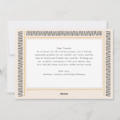 Cartes Pour Fêtes Annuelles Modern Kwanzaa Border Pattern 1-Photo (Dos)