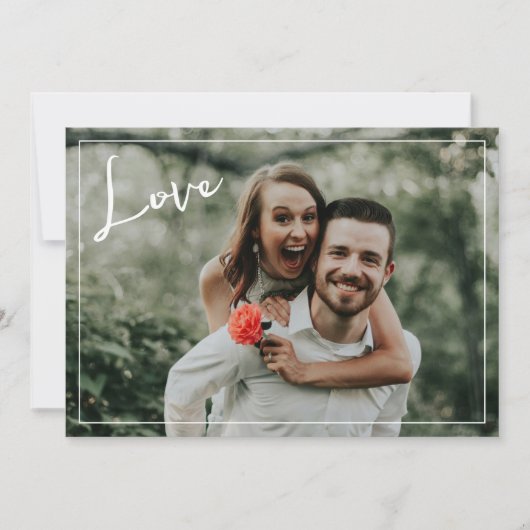 Cartes Pour Fêtes Annuelles Modern Love Photo (Devant)