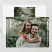 Cartes Pour Fêtes Annuelles Modern Love Photo (Devant / Derrière)