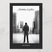 Cartes Pour Fêtes Annuelles Modern Magazine Anniversaire Enregistrer la date I (Dos)