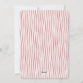 Cartes Pour Fêtes Annuelles Modern Merry Bright Red Bow Family Photo Christmas (Dos)