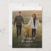 Cartes Pour Fêtes Annuelles Modern Religious Christian Family Photo Christmas (Devant)