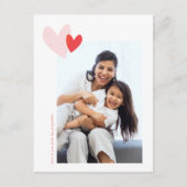 Cartes Pour Fêtes Annuelles Modern Simple Hearts Photo Saint-Valentin (Devant)