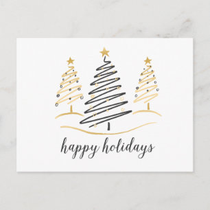Cartes Pour Fêtes Annuelles Modern Trends Holiday Trees