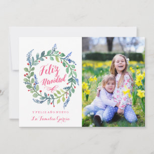 Cartes Pour Fêtes Annuelles Moderna Feliz Navidad Tarjeta De Navidad