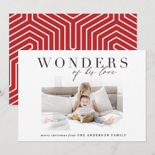 Cartes Pour Fêtes Annuelles Moderne chic religieux multi photo Noël