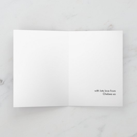 Cartes Pour Fêtes Annuelles Moderne Chic rose rouge étincelle Joyeux jour des  (Intérieur)