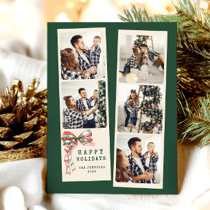 Cartes Pour Fêtes Annuelles Moderne Collage Joyeuses Fêtes avec 5 Photos