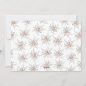 Cartes Pour Fêtes Annuelles Moderne Elégant Joyeux Noël Verdure Appartement (Dos)