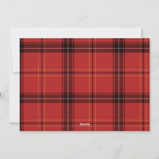 Cartes Pour Fêtes Annuelles Moderne Elégant Pin Rustique Personnalisé Photo No (Dos)