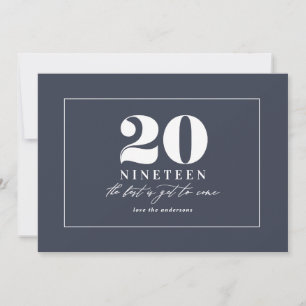 Cartes Pour Fêtes Annuelles Moderne fête typographique de nouvel an